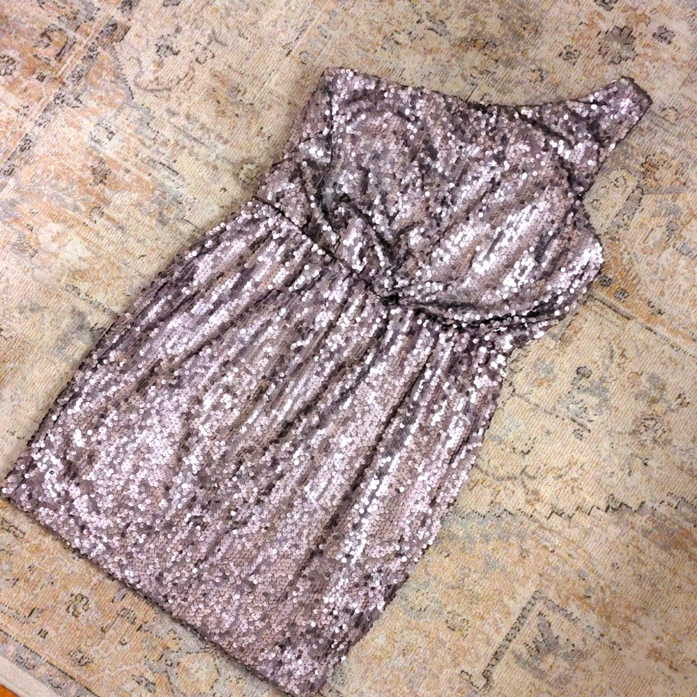 Lavender sequin dress
